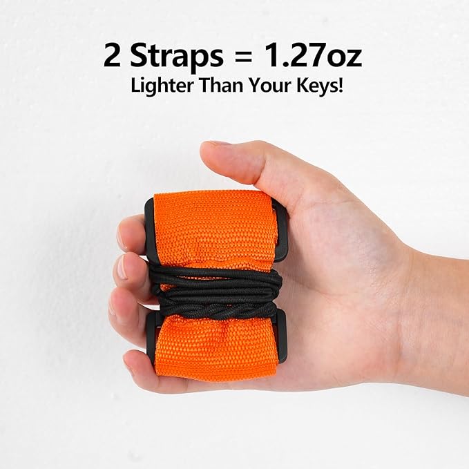 BILIONE Add a Bag Luggage Straps 2 Pack, Adjustable Bungee Elastic Belt to Connect Two Suitcases, Secure Carry On & Travel Essentials (Green)
