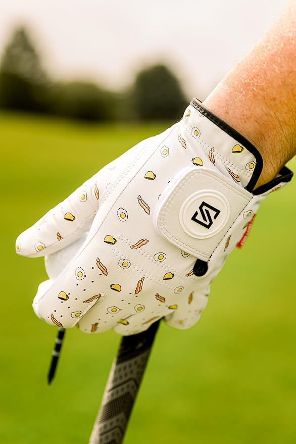 Premium Golf Glove | 100% AAA Cabretta Leather | Cool Golf Gloves Men | Serious Feel & Performance | Mens Golf Gloves Left Hand