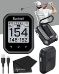 Wearable4U - Bushnell Phantom 3 GPS Rangefinder Black with BITE Magnetic Mount and GreenView with Lens Cleaning Cloth Bundle