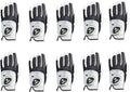 HIRZL Trust Control 2.0 Golf Gloves, All Weather Mens Golf Glove, White/Black, Kangaroo Leather Palm, Cabretta Leather Backhand, Trusted by Pro’s, Sweat Free, Ultimate Grip