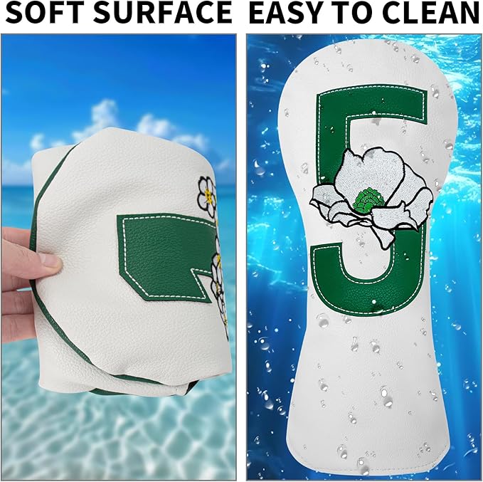 Premium Golf Club Head Cover - Fits Most Clubs, Heavy-Duty Construction, Protects Against Scratches and Damage, Specifically Designed for Hybrid and Fairway Woods.