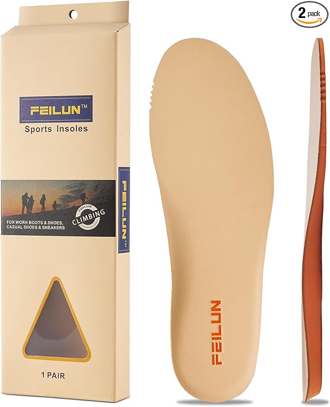 Shoe Inserts for Men and Womem Sport Shoe Insoles Memory Foam Insoles Excellent Shock Absorption and Cushioning for Feet Relief, Comfortable Insoles for All Day Energy in Running, Walking, and Work