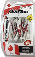 Pride Performance Canadian Flag Golf Tees, 30 Count