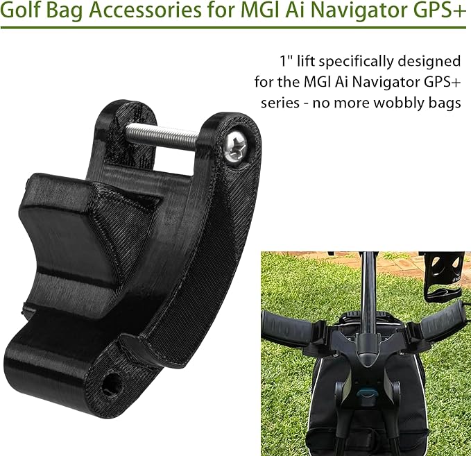 Golf Bag Accessories for MGI Ai Navigator GPS+, Enhanced Stability Golf Bag Stabilizers and Stand to Eliminate Bag Twisting(A Pair)
