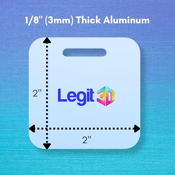 Custom Metal Luggage Tags (3 or 6 Pack) - Personalized Unique Suitcase & Backpack Travel, Durable, Waterproof & Heavy Duty (Purple)