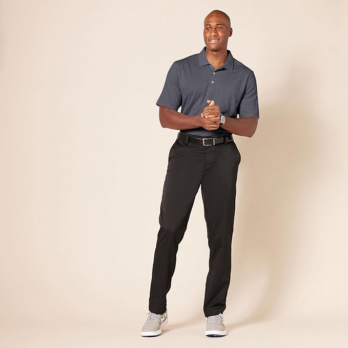 Amazon Essentials Mens Golf Polo Shirt, Moisture-Wicking Quick Dry, Short Sleeve