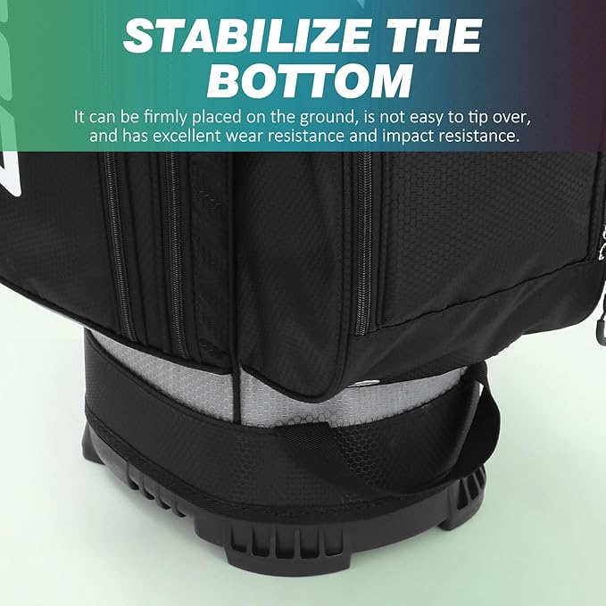 Balacoo Golf Cart Bag for Men - 14 Way Divider Golf Bag with Waterproof Material - Golfing Gear Organizer with Multiple Pockets for Travel and Storage
