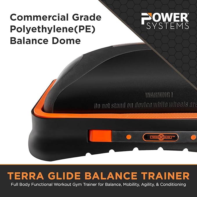 Terra Glide Balance Trainer | Compact Inflatable Fitness Platform for Core, Stability & HIIT | Lightweight Exercise Board for Home & Studio Use | Full Body Functional Workout Gym Trainer for Balance, Mobility, Agility & Conditioning