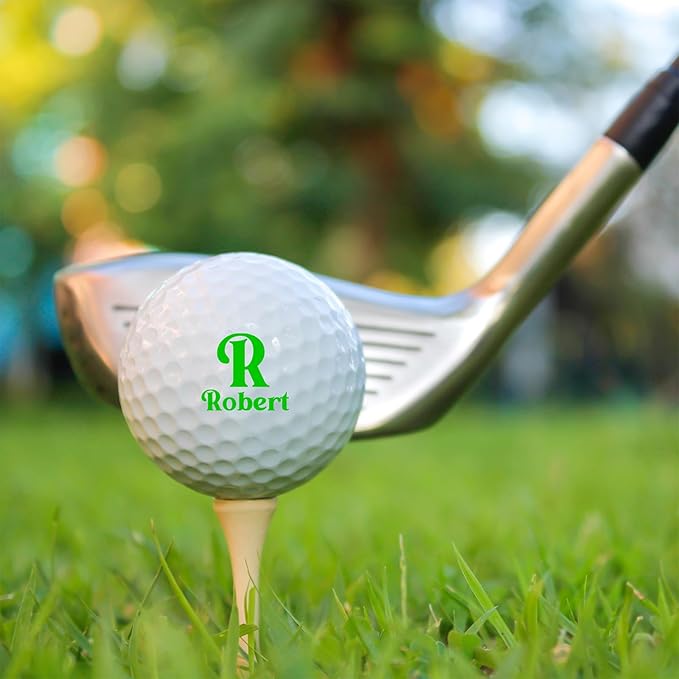 Personalized Name Golf Ball Stamper, Gifts for Men Dad Husband, Self-Inking Golf Ball Stamp Markers, Golfer Gift Golfing Accessories