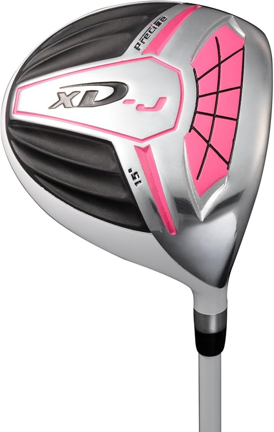 Precise XD-J Junior Complete Golf Club Set for Children | 3 Age Groups Boys & Girls | Right Hand & Left Hand Kids Golf Clubs Set w/ 2 HC's, Flex Shafts & Lightweight Stand Bag with Dual Straps