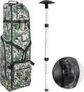 Goloni Golf Travel Bag with Wheels, Golf Travel Case for Airlines, 900D Heavy Duty Oxford Wear-Resistant Soft-Sided