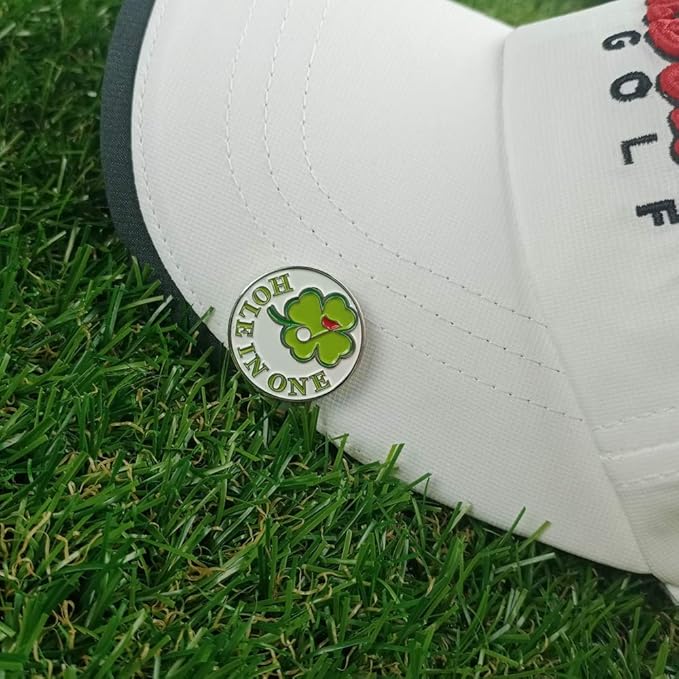 Golf Ball Markers with Hat Clips Value Sets for Men Women Golfer, Removable Attaches Easily to Golf Cap Premium Gifts