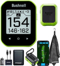 Bushnell Golf Phantom 3 Slope GPS Handlheld (Green) | 38,000+ Courses, Slope Compensation, Hazard Info, Distance Calculator, Scorekeeping, Magnet Mount, Touchscreen | Signature Series Power Bundle