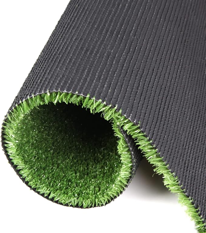 Artificial Grass Turf, 12ft x 31ft (372 ft²) Indoor Outdoor Fake Astroturf Rug Carpet Mat for Balcony Decor Backyard Patio Backdrop Fence Wall Decorations Dogs