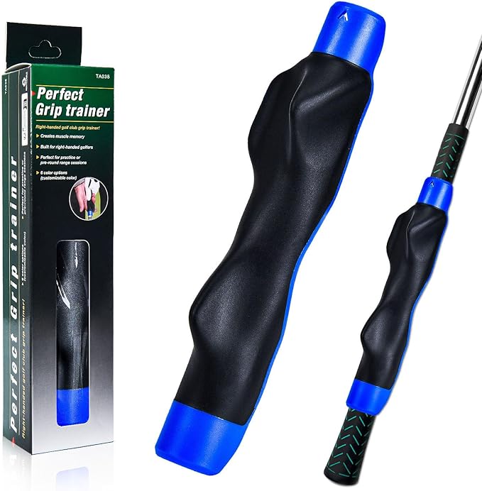 Axioms Golf Grip Trainer,Golf Training Aid for Right Hand & Golf Swing,Improves Grip Strength and Accuracy,Trains Correct Hand Position for Stable Swing,Golf Grip Kit for All Level Golfers