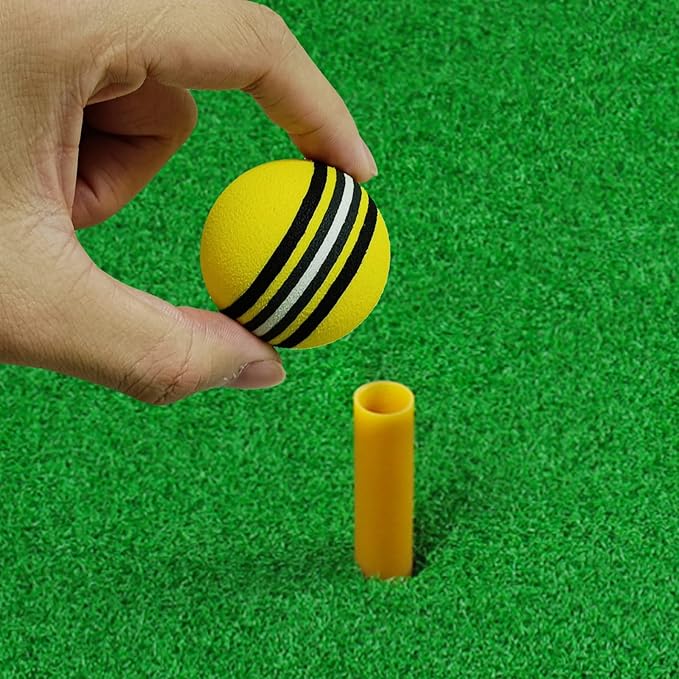 Scott Edward Air Golf Practice Balls, Bright Multicolor and Lightweight Sponge Ball, 20 Pieces, Golf Training Indoor and Outdoor, for Backyard Hitting Mat, Soft for Children, Pets