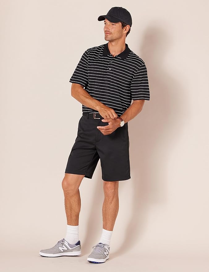 Amazon Essentials Mens Golf Polo Shirt, Moisture-Wicking Quick Dry, Short Sleeve