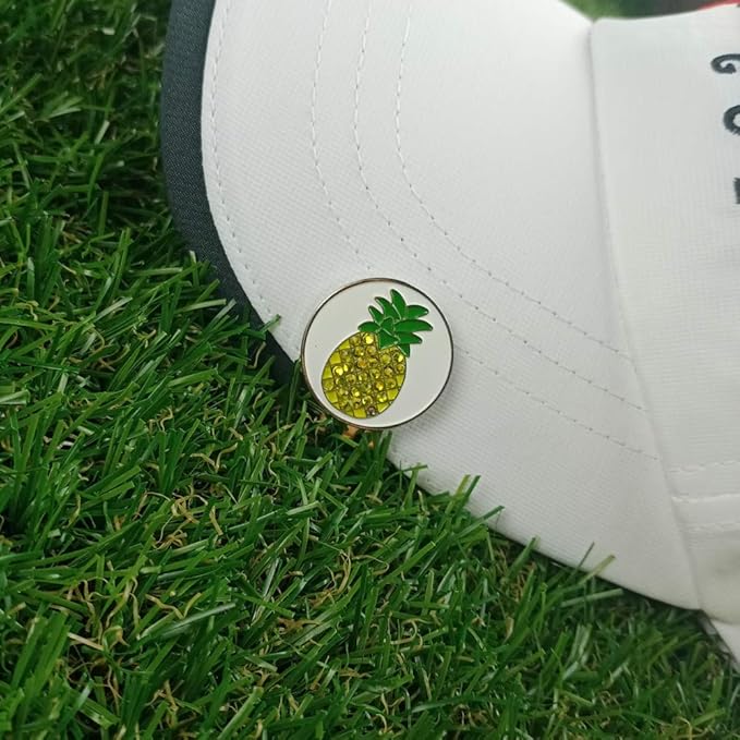 Golf Ball Markers with Hat Clips Value Sets for Men Women Golfer, Removable Attaches Easily to Golf Cap Premium Gifts