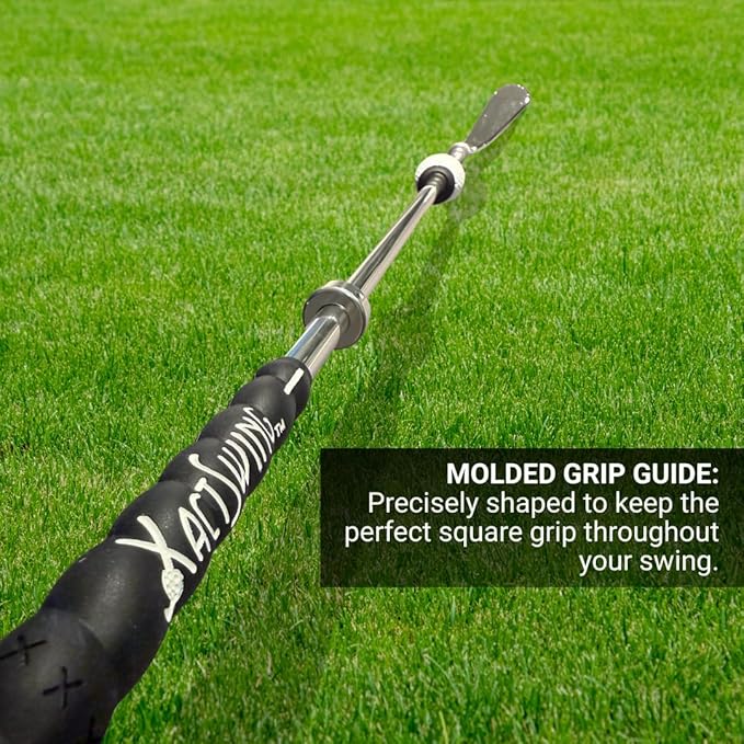 XactSwing Golf Swing Trainer with Double Slide Technology, All-in-One Design for Men, Women, Youth, and Teen Golfers to Enhance Timing, Club Control, and Swing Mechanics