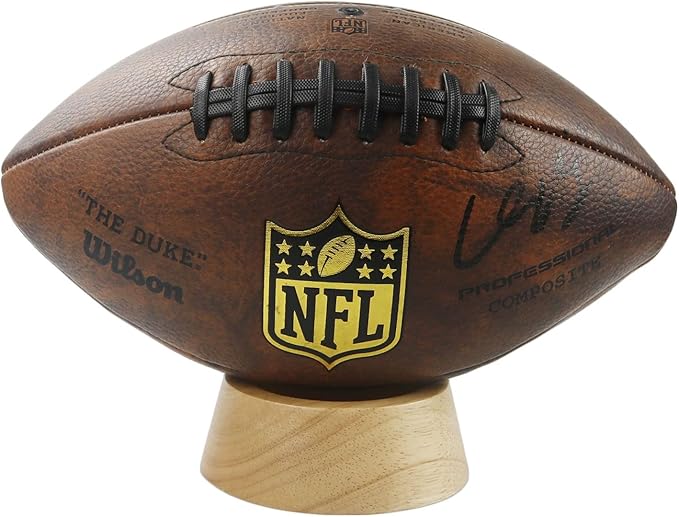 HillSpring Wood Display Stand for Basketball Football Volleyball Soccer Ball , Crystal Ball Stand Holder