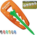 Ball Badge HeightRight Adjustable Golf Tee Height Tool – Precision Tee Height Setter for Consistent Swings, Durable Aluminum Design, Easy-to-Use Golf Training Aid