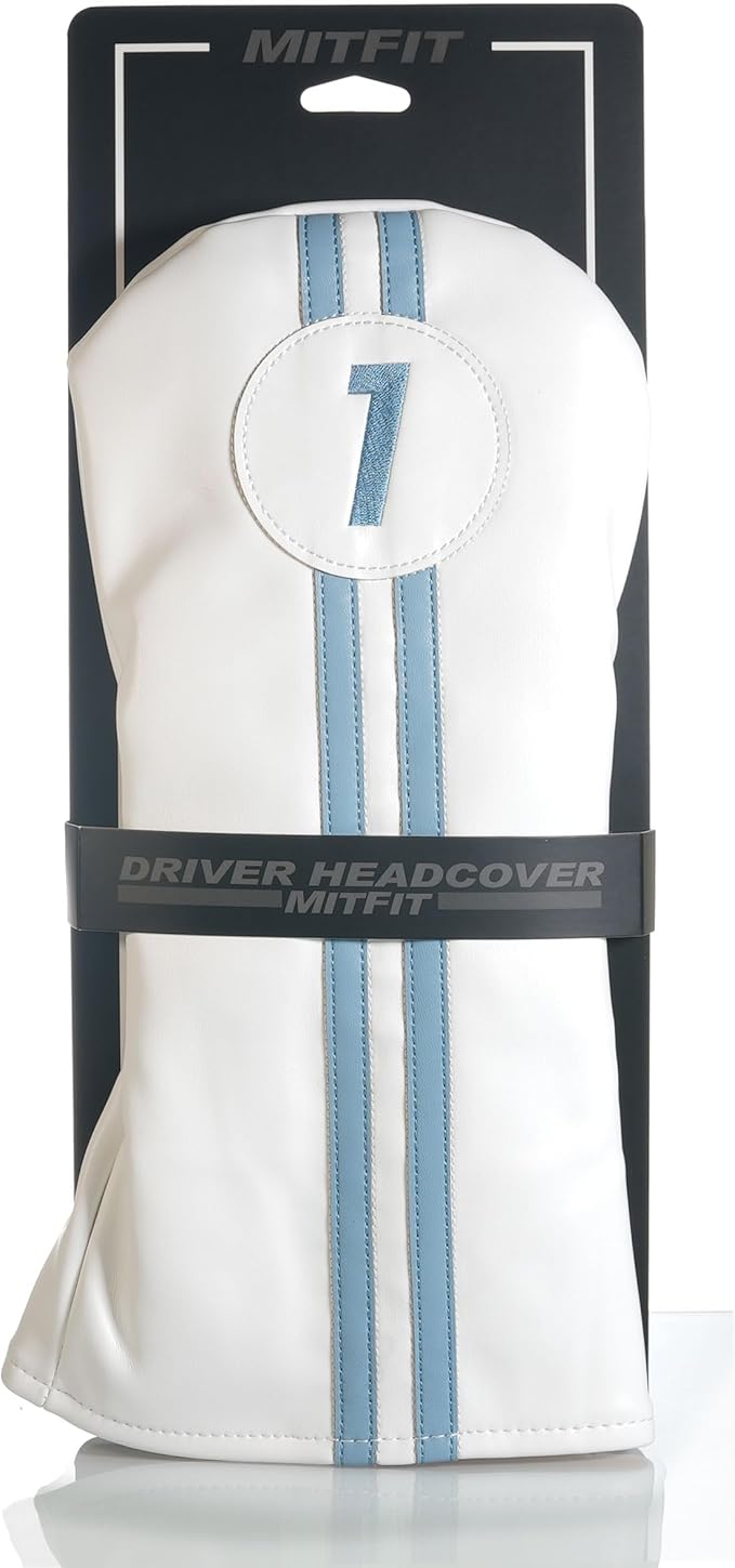 Single Headcover, Easy Slip-On Easy-Off Golf Club Head Cover, Fleece Lined Interior, Water Resistant and Durable Shell, Individual Retail Pack