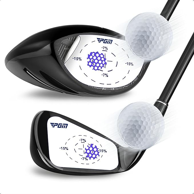 PGM Golf Impact Tape Set 60 Pcs, Self-Teaching Sweet Spot and Shot Consistency Analysis, Club Impact Stickers for Woods and Irons Each 30 Pcs, Useful Training Aid Improve Swing Accuracy
