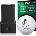 New Personalized Golf Ball Stamp – Upgraded Larger Imprint, Self-Inking Quick-Dry Waterproof Ink, Custom Name/Initials/Logo, Metal Gift Case & Refill – Great for Golfers