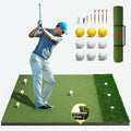 Thickened Golf Mat-31mm, 5x4ft Golf Hitting Mats Practice Outdoor/Indoor, Heavy-Duty Commercial Grade Synthetic Turf Training Mat for Simulators/Garage/Backyard/Driving Range Swing and Chipping