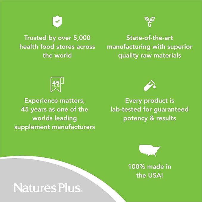 NaturesPlus Hema-Plex Iron - 60 Slow-Release Mini-Tabs - 85 mg Chelated Iron - Total Blood Health - with Vitamin C & Bioflavonoids - Vegan, Gluten Free - 30 Servings