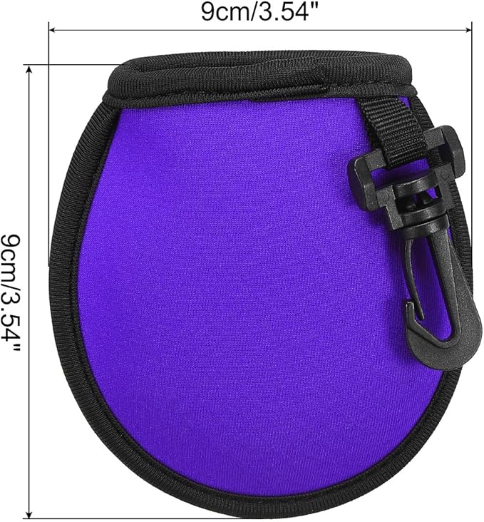 PATIKIL Golf Ball Washer Pouch, Portable Golf Balls Cleaner Pocket Bag with Hanging Clip for Women Golf Exercise