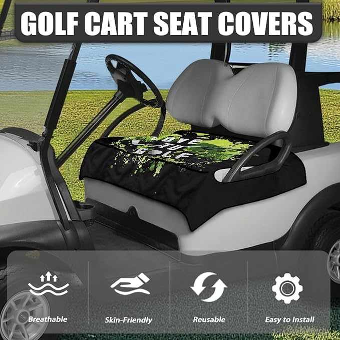 Golf Cart Seat Covers Universal Golf Cart Seat Cover Blanket Cushion Cover Sports Golf Cart Accessories
