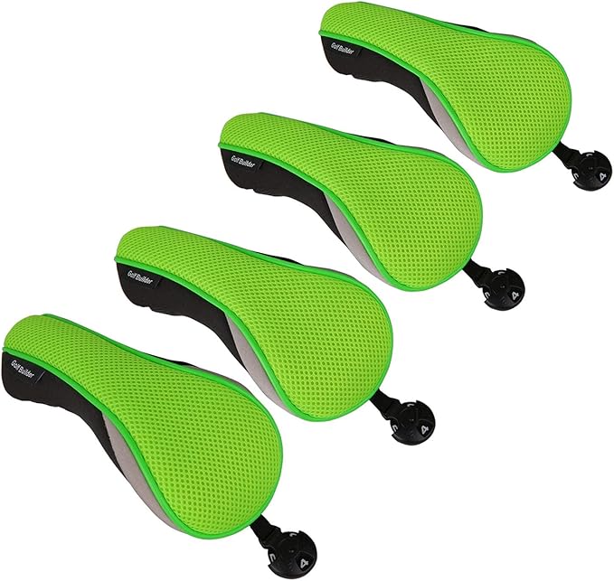 Sword &Shield sports Golf Hybrid Club Head Covers Set of 4 with Interchangeable No. Tag UT Cover
