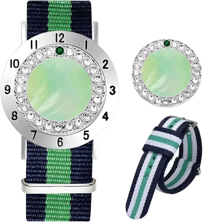Golf Ball Marker with Golf Stroke Counter Bracelet, Pearl Crystal Ball Marker, Golf Accessories, Golf Gifts, Golf Counters for Women