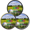 Custom Golf Ball Markers with Magnetic Hat Clip - Personalized Ball Marker Hat Clip with 1" Diameter Ball Marker Customized with Your Photo Logo Text Name