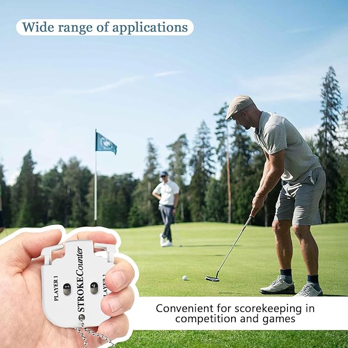 7Pcs Golf Accessories Kit, Include Golf Club Cleaner Towel Ball Bag Divot Tool Score Counter Range Chart Card Tee Elevator