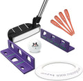 MAZEL Golf Alignment Putting Training Aids - Golf Putting Path Tool for Consistency & Accuracy - Include Putting Gates,Ring & Golf Tees