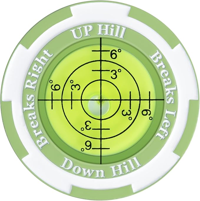 Golf Ball Marker with Bubble Level for Putting Green – Golf Accessories for Men, Putting Alignment Aid & Golf Ball Markers Gifts, Premium Training Tool | SmartLevel Upgrade