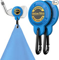 Magnetic Clip for Golf Towel,Removable Industrial Magnetic Accessories Design for Strong Hold to Golf Carts or Clubs (2, Blue)