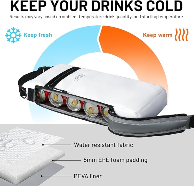 MIER Cooler Backpack Insulated Soft Cooler Bag Portable Leakproof Camping Lunch Backpack for Men and Women Lightweight Thermal Bag for Hiking Shopping Travel
