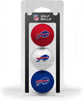 Team Golf NFL Regulation Size Golf Balls, 3 Pack, Full Color Durable Team Imprint