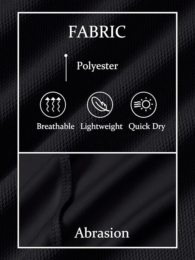 TACVASEN Mens Golf Shirt Dry Fit Mens Polo Shirts Short Sleeve Performance Golf Polos for Men with Collar Work Shirts