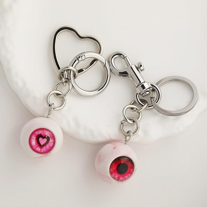Cherry Bag Charm for Handbag, Big-Apple Strawberry Fruit Bag Charm Cherry Car Accessories KeyChain