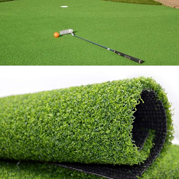 Golf Putting Green - Artificial Grass Turf 5FT x 60FT, Indoor/Outdoor Training Mat, Synthetic Fake Grass for Baseball Football Gym Sports