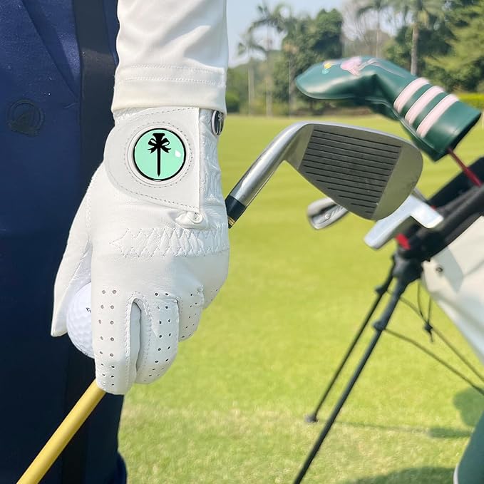 Swig Sip Womens Cabretta Leather Golf Glove Left Hand All-Weather Breathable Design with Ball Marker Ladies Golf Gloves for Training & Golfing