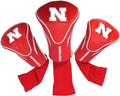Team Golf NCAA Numbered 1, 3, & X, Fits Oversized Drivers, Utility, Rescue & Fairway Clubs, Velour Lined for Extra Club Protection