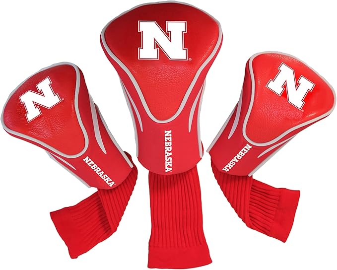 Team Golf NCAA Numbered 1, 3, & X, Fits Oversized Drivers, Utility, Rescue & Fairway Clubs, Velour Lined for Extra Club Protection