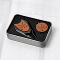 Personalized Leather Divot Repair Tool Set, Custom Golf Ball Marker for Men, Engraved Golf Turf Tools Gift for Dad Golfer