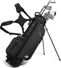 Golf Stand Bag – 2025 Upgraded Version with Cooler Pocket, Glove Patch & Tee Holder, Lightweight Sunday Golf Bag for Men & Women