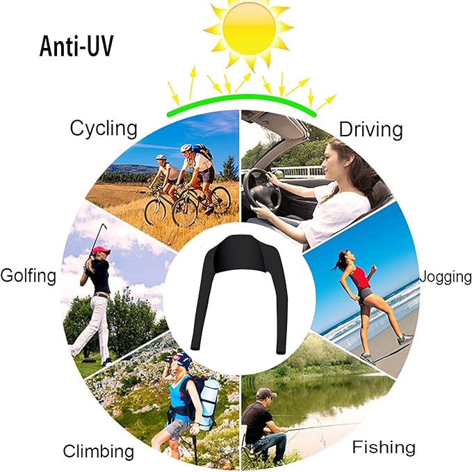 Advanced Cooling Shawl Arm Sleeve Sun Protection Comfortable & Breathable for Women Men